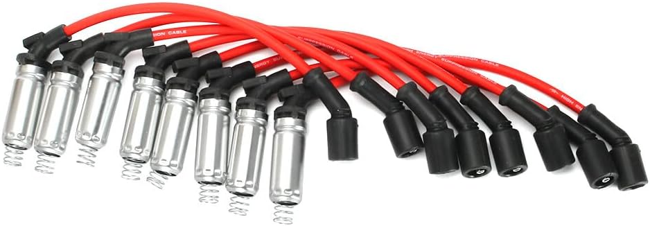 ya 7 8.24 baidi 8x PERFORMANCE Spark Plug Wires for Chevy for GMC 1999-2006 4.8 5.3 6.0L US
