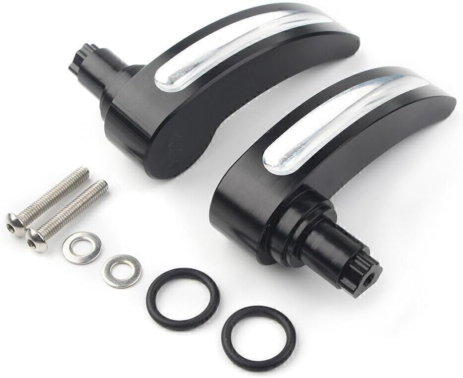 ya 12 10.8 baidi Aluminum Black Race Saddlebag Lid Lifter for Harley Touring Road King FLT 14-18