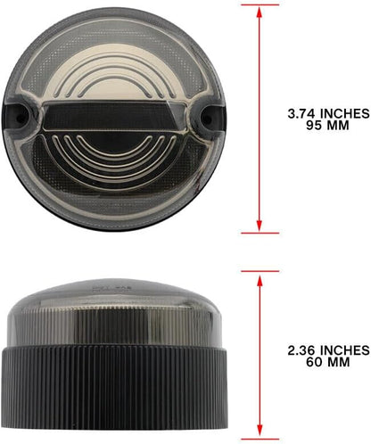 ya 10 9.16 zhengce 8 Pack Smoked for Land Rover for Defender 90 110 130 LED Turn Signal Stop T