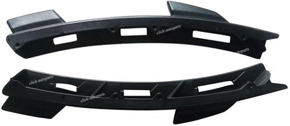 ya 27 10.13 baidi 2x Front Right & Left Bumper Upper Bracket for Hyundai Accent 2012-2014 Black