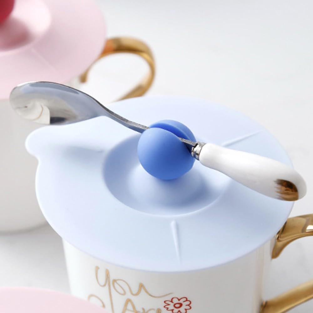 ya 14 9.20 baidi 4pcs Silicone Cup Lids Leakproof Cup Cover Practical Sealed Mug Cover for Home-1