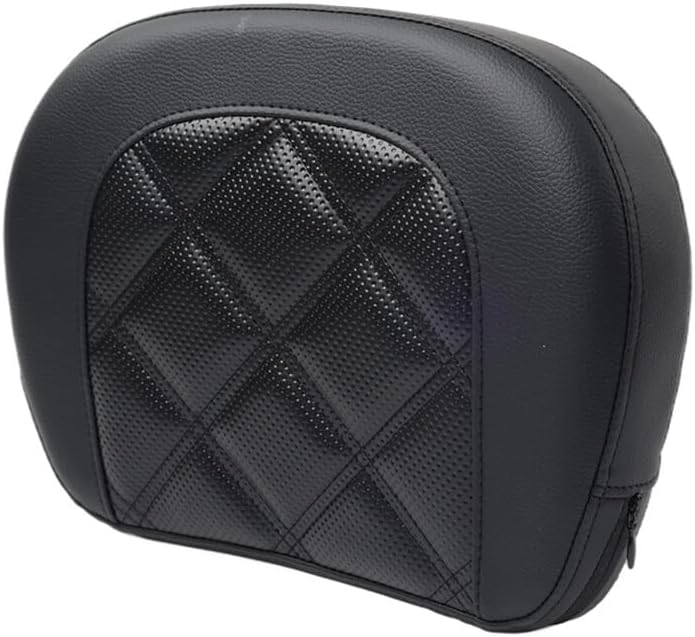 ya 14 9.20 zhengce Black Stitching Passenger Sissy Bar Backrest Pad Bracket for Harley Street-1