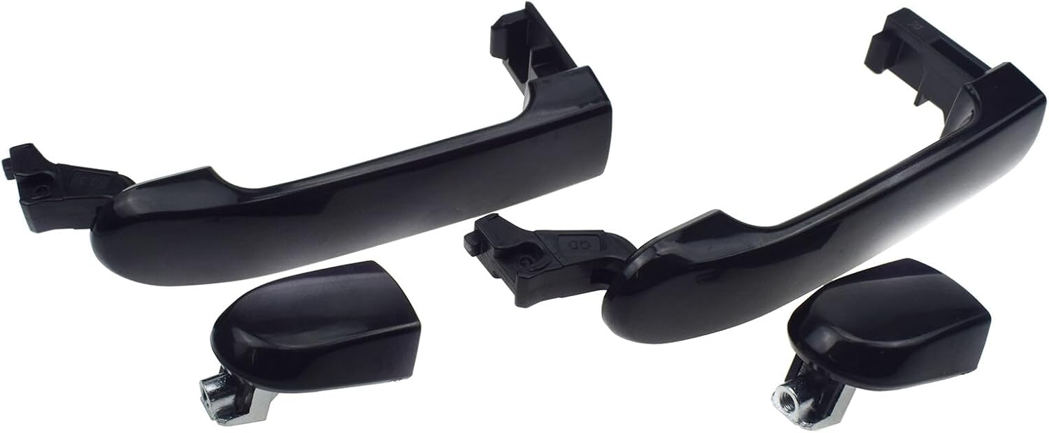 ya 2 8.15 Rear Door Handles Driver and Passenger External Fits 2007-2012 for Nissan Versa 