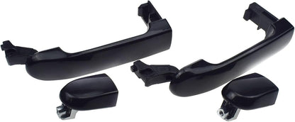 ya 2 8.15 Rear Door Handles Driver and Passenger External Fits 2007-2012 for Nissan Versa 