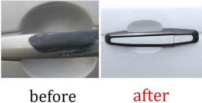 ya 5 8.10 for Land Rover Discovery 5 17-25 Carbon Fiber Out Side Door Handle Cover Trim 8X