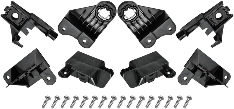 ya 5 8.10 Pair Headlight Bracket Repair Set Kit For X1 F48 F49 2019-2023 X2 F39 2017-2023