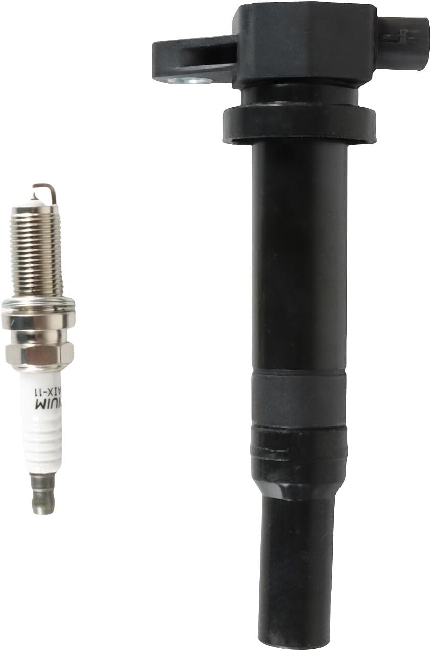 ya 9 10.24 6X Ignition Coils + Iridium Spark Plug For 2007-2009 Santa Fe V6 2.7L 3.3L 5018