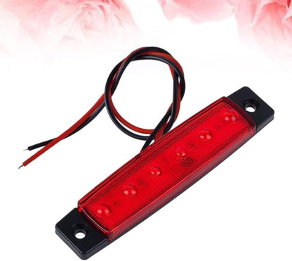 ya 13 9.15 baidi 2 Pcs Truck Side Light Red Tail Lights Signal for Trucks Trailer Led