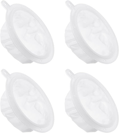 ya 14 9.20 baidi 4Pcs 5.4 O.D. 400 Mesh Food Filter Strainer Fine Mesh Filters Strainers White-1