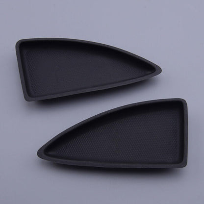 ya 5 8.10 2-Pack Front Door Switch Bezel Cover Bolt Cover L&R Black Fits for Chevrolet Malibu
