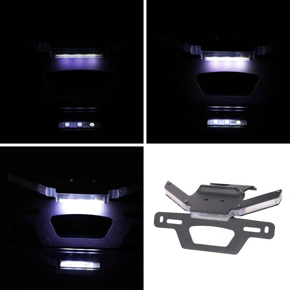 ya 13 9.15 baidi Rear Tail Tidy License Plate Holder LED Signal Light for Kawasaki Z900 Z900SE 24