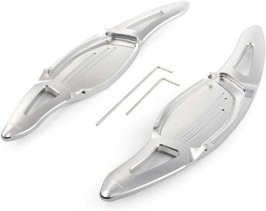 ya 4 8.8.2 2x Steering Wheel Shift Paddle Shifter Extension Fit for Audi R8 RS3 RS4 RS5 TT RS