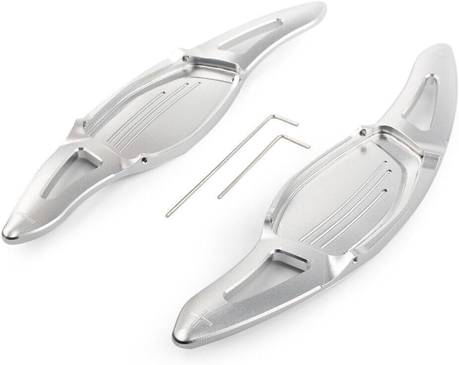 ya 10 9.16 zhengce 2x Steering Wheel Shift Paddle Shifter Extension Fit for Audi R8 RS3 RS4 RS