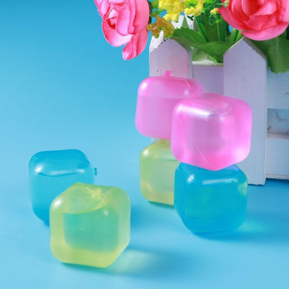ya 14 9.20 baidi 6pcs Random Color Re ble 3D Ice Cubes Multicolor Cooling Tool for Party-1