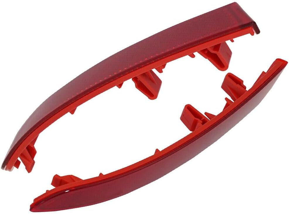 ya 4 8.14 Rear left and right bumper reflectors for BMW X3 2018 2019 2020 2021 Red