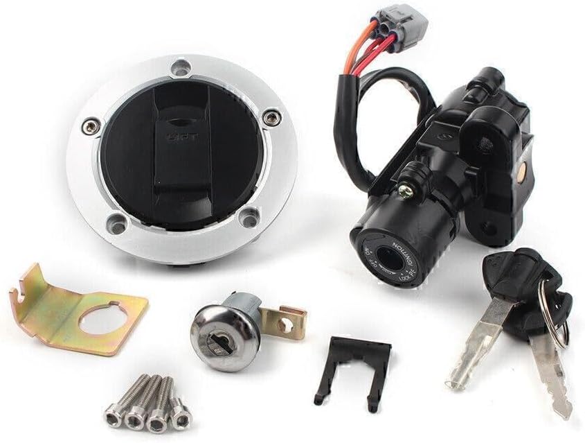 ya 4 8.14 Ignition Switch Lock Fuel Gas Cap Key Set Fit for Suzuki GSXR600 750 1000 2005-2017