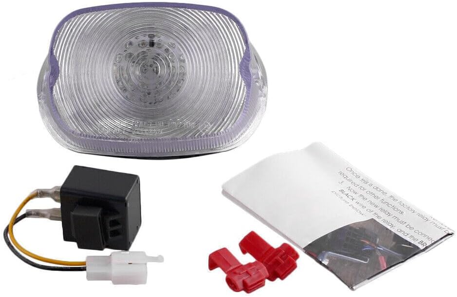 ya 2 8.15 Clear Taillight Motor for Harley-Davidson Dynas 91-12 Electra Glides 91-10 FLST