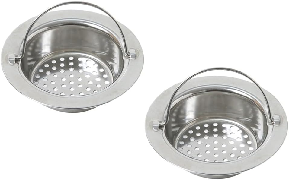 ya 14 9.20 baidi 2 Pcs Sewer Filter Waste Separator Strainer Sink Filters Bathroom-1