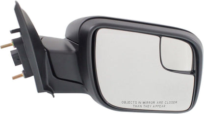ya 11 9.14 baidiPower Mirror for 2011-2015 for Ford Explorer Right Side Manual Folding Textured Black