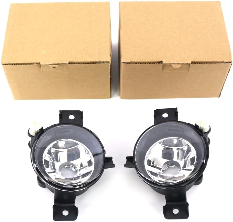 ya 13 9.15 baidi Pair Front Bumper Fog Light Lens Fog Lamp Cover Clear For for BMW X5 E70 2011-2013