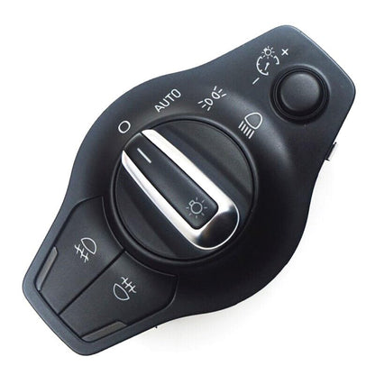 ya 8 8.24 baidi Headlight Fog Light Switch Control Chrome for Audi A4 Q5 S4 S5 A5 2009-17