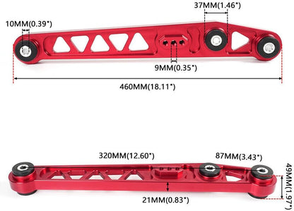 ya 13 9.15 baidi 6x Front Upper Lower Control Arms w/Rear Camber Kit for Honda for Civic EK 1996-2000 1