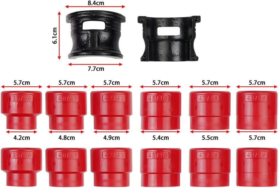 ya 10 9.16 baidi Set Fork Seal Driver Tool Kit 35mm-50mm Set For Motorcycle Bike Universal Blue