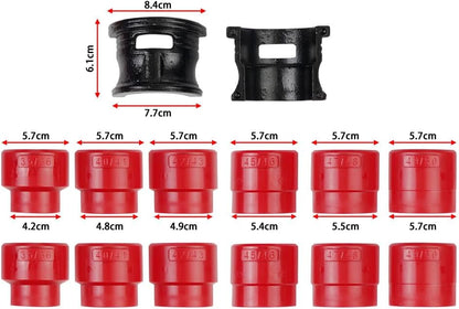 ya 10 9.16 baidi Set Fork Seal Driver Tool Kit 35mm-50mm Set For Motorcycle Bike Universal Blue