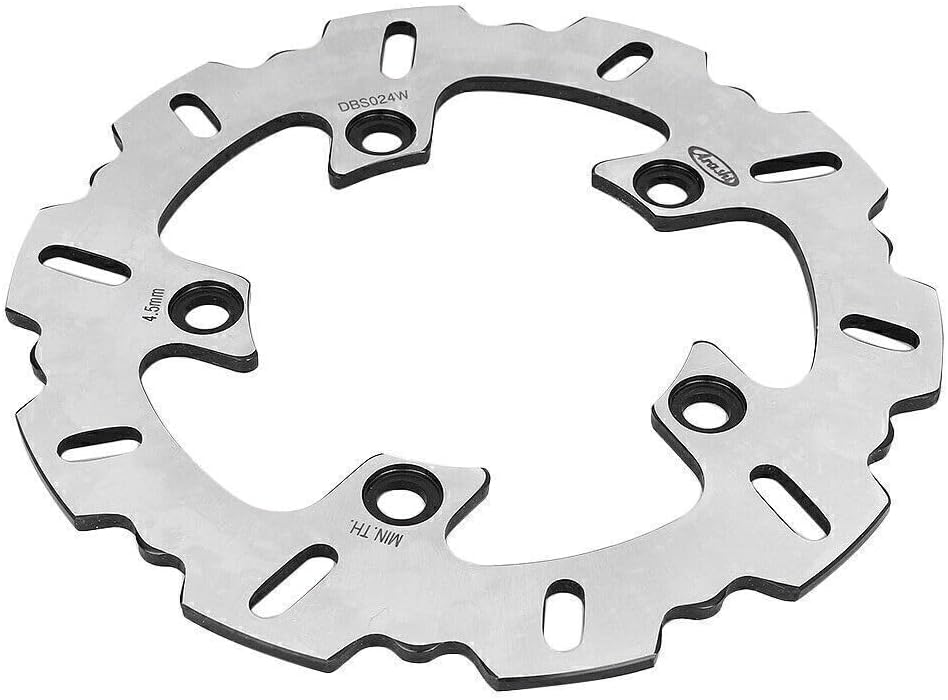 ya 13 9.15 baidi Rear Disc Brake Rotors Pad Motorcycle Fit for Yamaha YZF R6 2003-2015 Silver