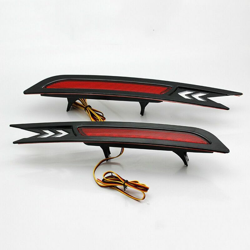 ya 4 8.10 for Honda CRV for CR-V 2010 2011 Rear Bumper LED Reflector Brake Fog Light Lamp 2Pcs