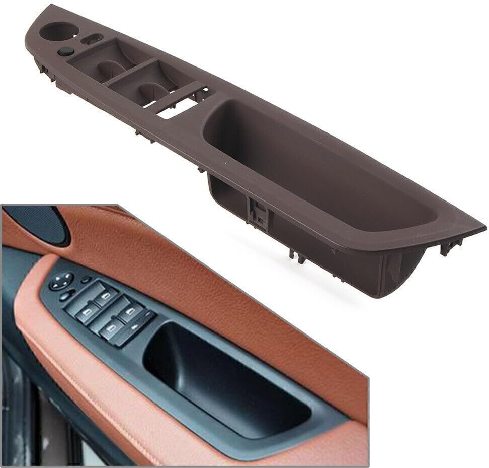 ya 10 9.16 baidi Mocha Car Inner Door Handle Panel Tirm Cover for BMW X5 X6 E70 RHD