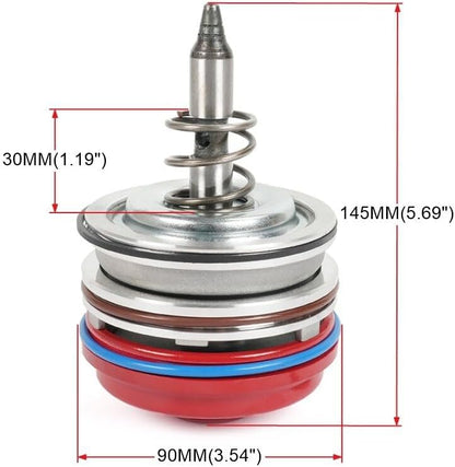 ya 10 9.16 baidi 700R4 4L70E for Corvette Servo High Perfor for MAN ce with Cover & Snap Ring Red Cover
