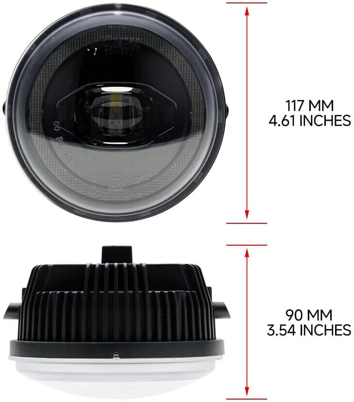 ya 7 8.24 baidi 2 Pack for 08-2017 for Toyota Sequoia DRL LED Daytime Running Driving 6500K Fog Light 