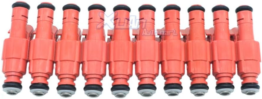 ya 4 8.8.2 0280155917 10pcs Fuel Injector for Ford F250 F350 F450 F550 6.8L V10 2000-2004