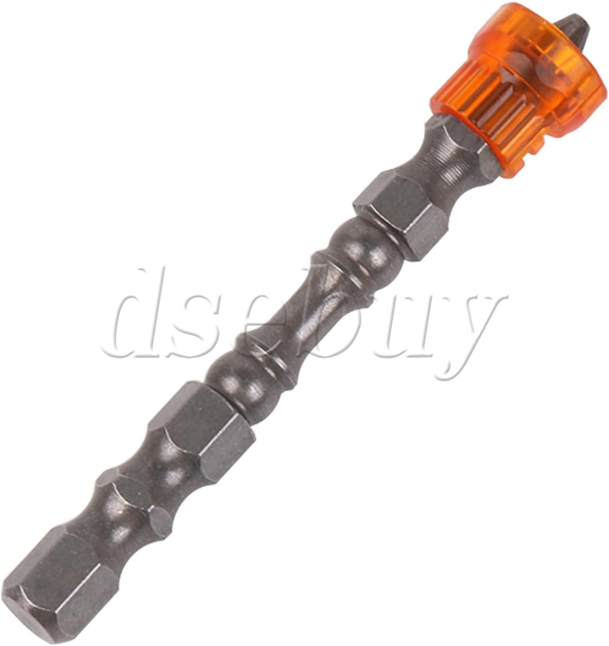 ya 26 10.21 baidi 15PCS Magnetic Collar Design Chrome Steel Screwdriver Bit 1/4 Hex Shank Orange
