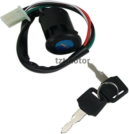 ya 5 8.10 ATV Wiring Harness Kit QUAD Dune Buggy Ignition Coil CDI for 50 70 90 110CC
