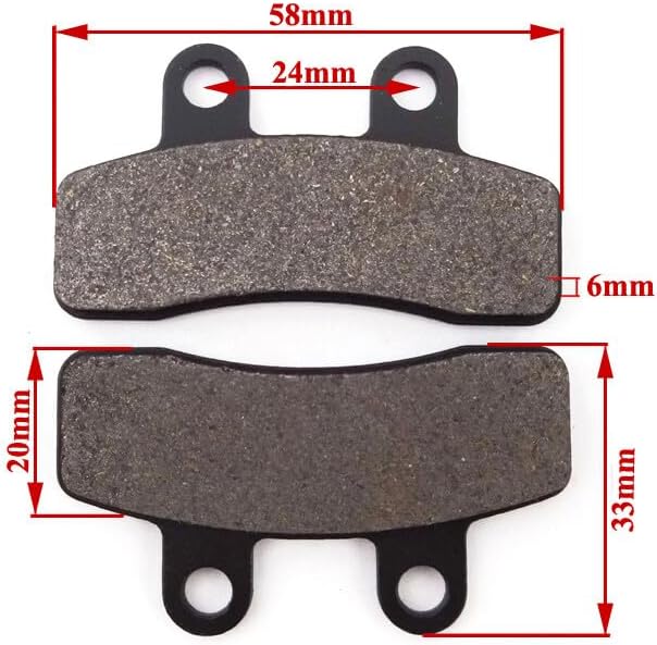 ya 23 10.7 baidi Disc Brake Pads for 50cc 70 110 125cc Pit Dirt Bike SDG SSR PitsterPro Thumpstar