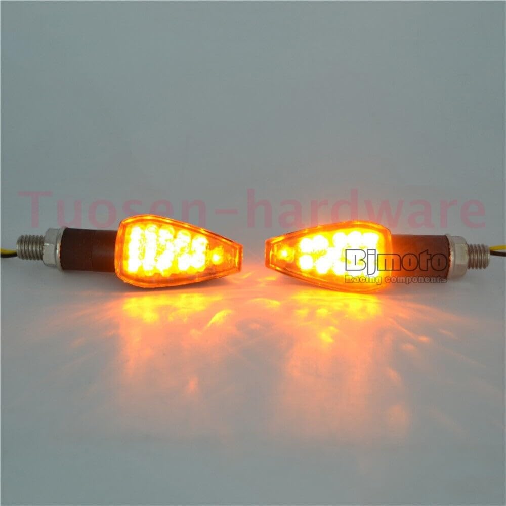 ya 4 8.24 baidi 4X Motorcycle Turn Signals Lights for Honda Rebel 250 CMX250C Rebel 450 CMX450C
