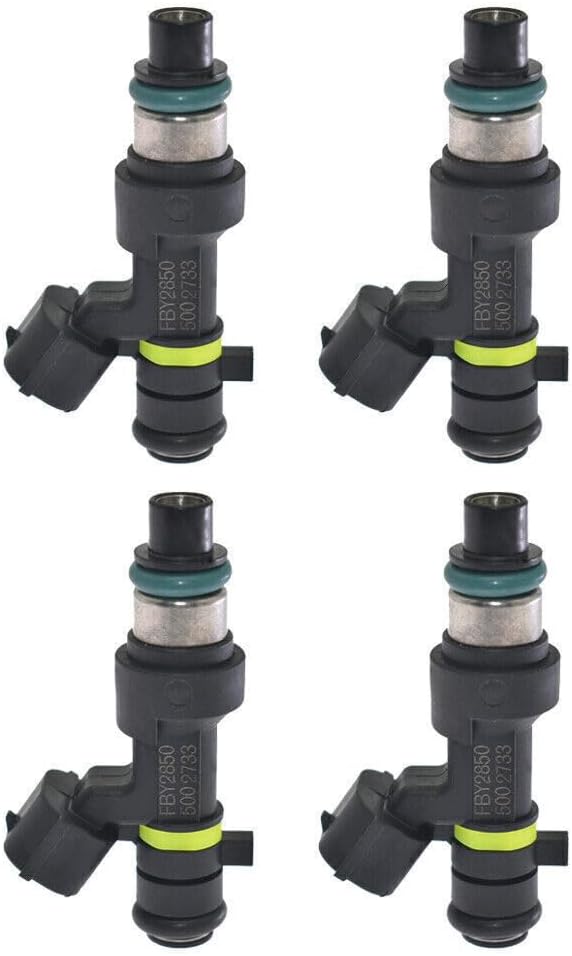 ya 10 9.16 baidi 4PCS Fuel Injector FBY2850 for Nissan Versa Cube Sentra NV200 2007-14 16600EN200