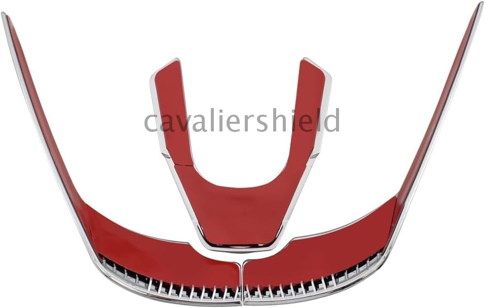 ya 23 10.7 baidi ABS Chrome Rear Mudguard Edge Fender Trim Tip For Indian Scout Models 2015-2022