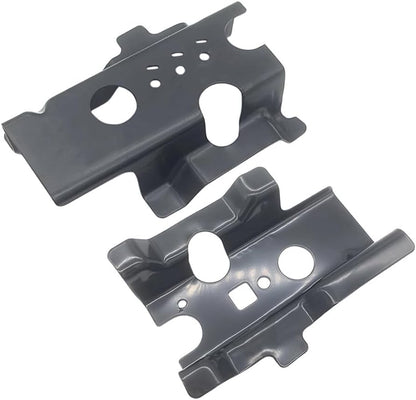 ya 6 8.14 Pair Front Radiator Support Bracket Left Right for 2015-2019 for Ford for Mustang Black