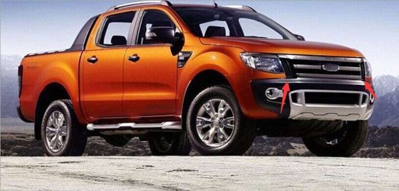 ya 4 8.14 for Ford Ranger 2011-2015 LED Front Grille Light White and Amber Turn Signal DRL 