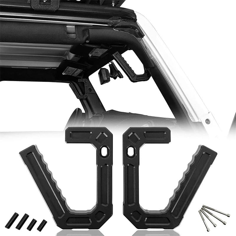 ya 4 8.24 baidi Aluminum Black Front Grab Handle for 2007-2018 for Jeep Wrangler JK Grab Bar 