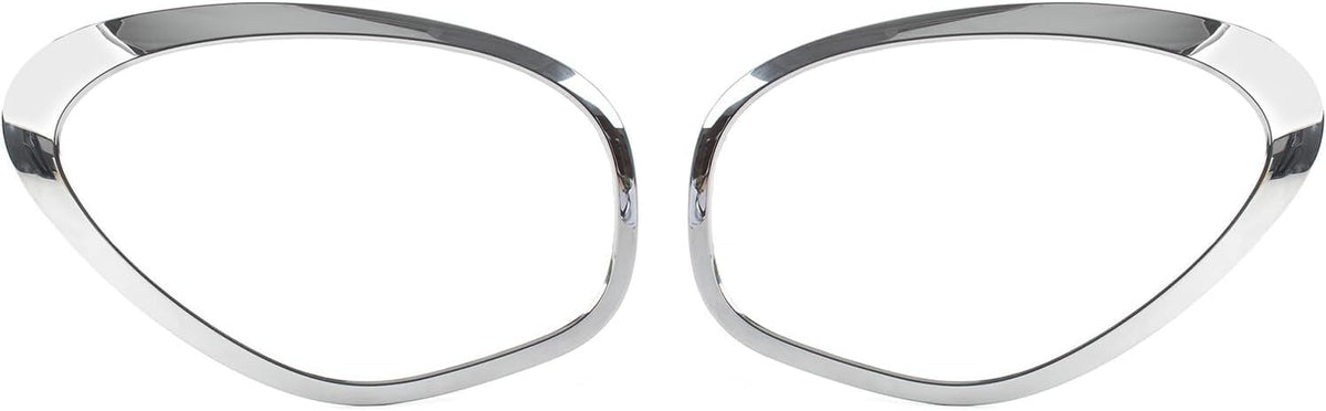 ya 10 9.16 zhengce 2x Front Headlight Bezel Trim Chrome For 2011-16 for Mini Cooper Countryfor
