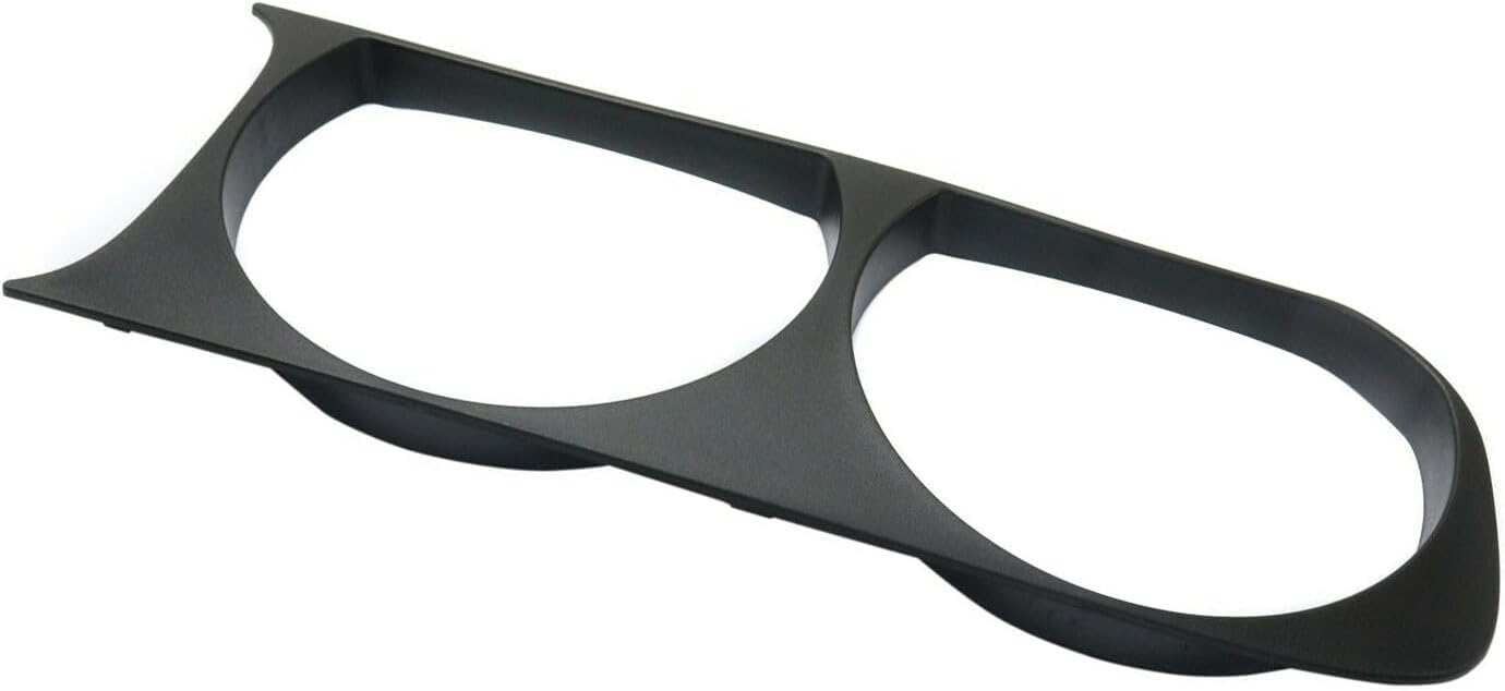 ya 7 8.24 baidi Pair Black Headlight Bezel for 2008-2014 for Dodge for Challenger Left + Right