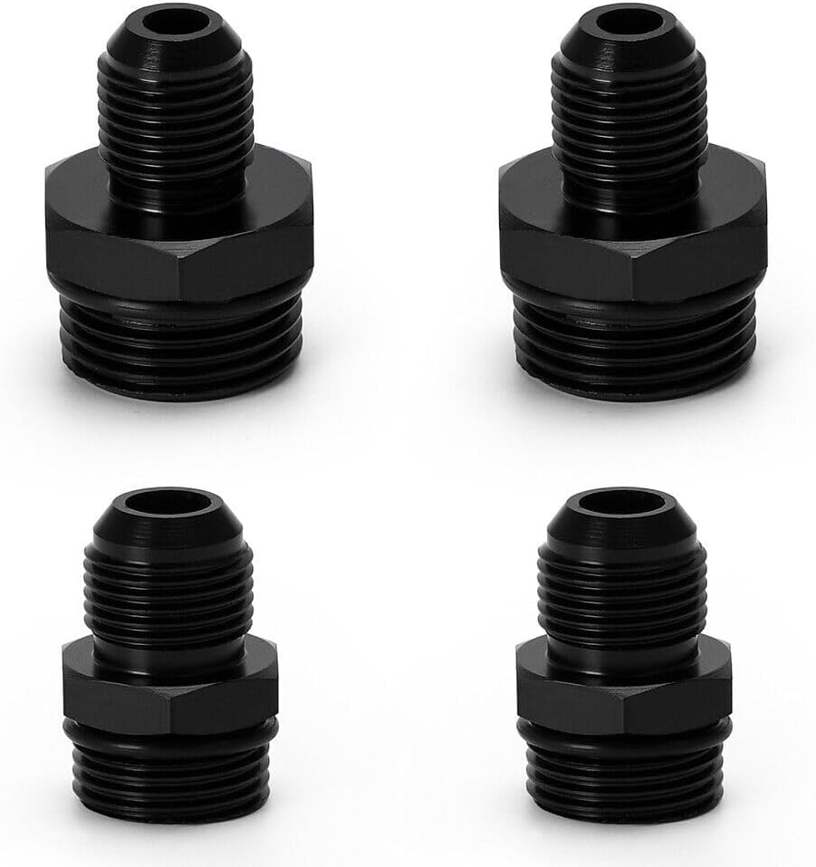 ya 5 8.24 baidi 44MM Racing In-Line Fuel Filter W/ 6AN 8AN Fitting 100 Micron Cleanable SS
