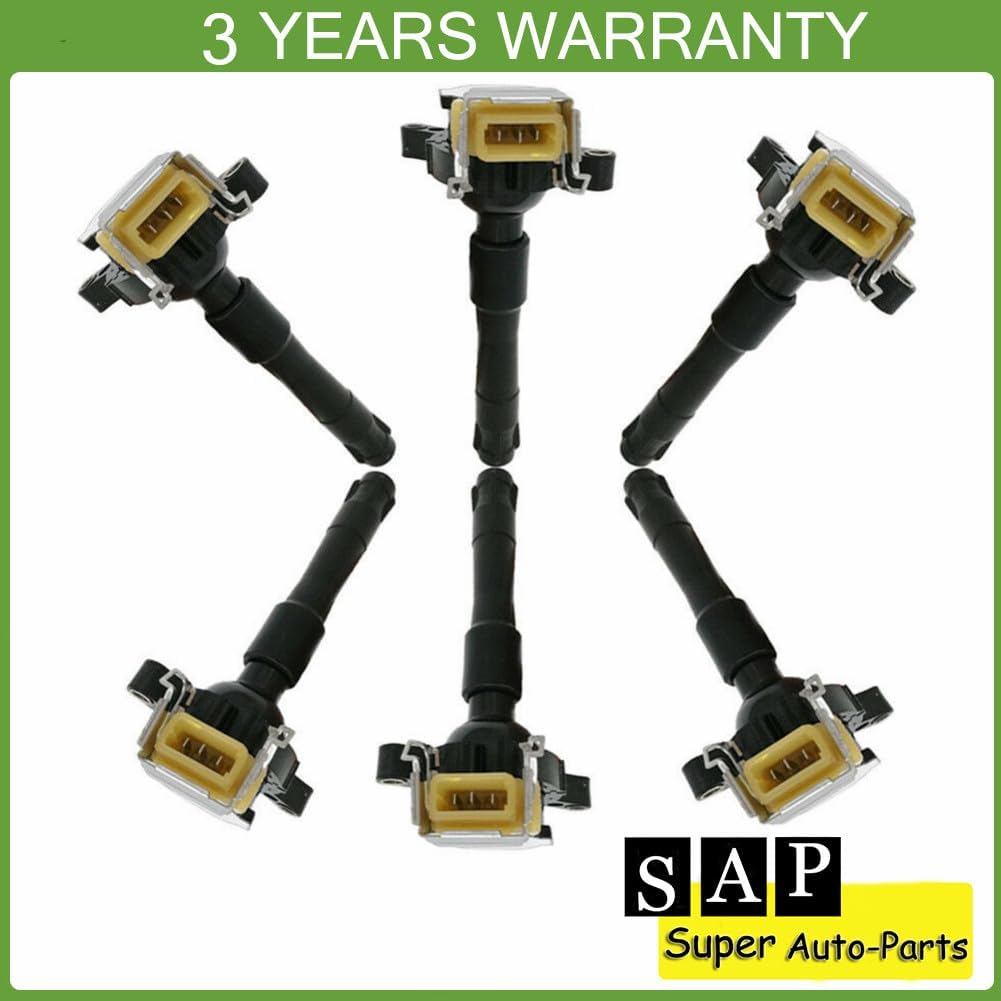 ya 4 8.24 baidi 6X Ignition Coil for BMW E46 E39 X5 Z8 E36 325 330 328 525i 540i M3 C1239 UF-354