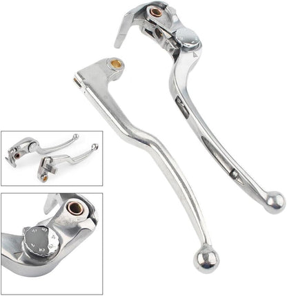 ya 5 8.10 for Suzuki GSXR600 GSXR750 GSXR1000 Chrome Billet Brake Clutch Levers Hand Grips