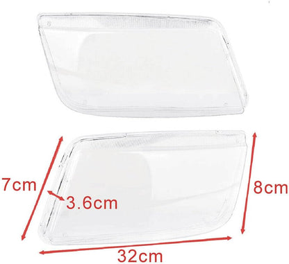 ya 10 9.16 zhengce Pair Plastic Headlight Lense Headlamp Lens Cover for VW for JETTA MK4 for B