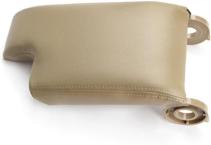ya 5 8.10 For 1999-2004 for BMW E46 Center Console Lid Armrest Arm Rest Cover Beige Leather